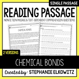 Chemical Bonds Reading Passage | Printable & Digital