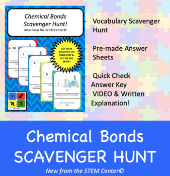 Preview of Chemical Bonds Scavenger Hunt