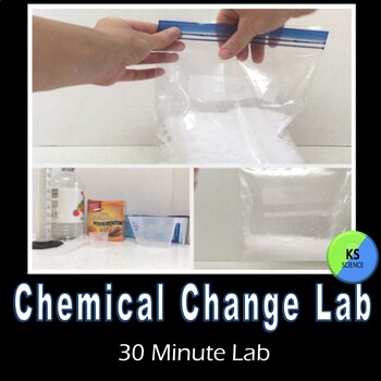 Preview of Chemical Change Experiment | Properties Of Matter With Vinegar And Baking Soda