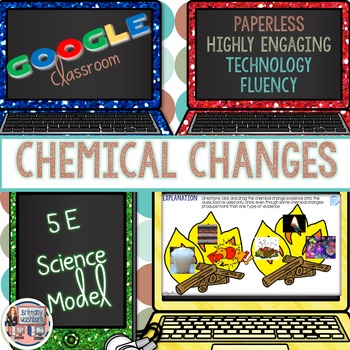 Preview of Chemical Changes and Mixing Substances 5E Science Unit