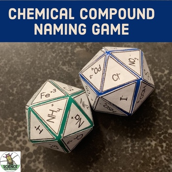 Preview of Chemical Compound Naming Chemistry Game