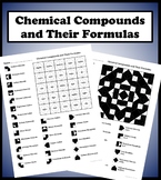 Chemical Compounds and Their Formulas Color Worksheet (Eas