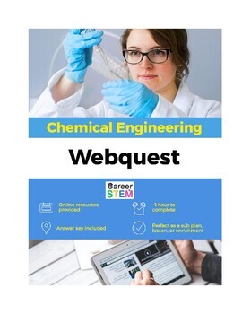 Preview of Chemical Engineering Webquest - online STEM activities (distance learning)