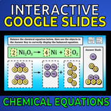 Chemical Equations -- Interactive Google Slides (Balancing