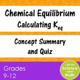 Chemical Equilibrium - Calculating Keq - Distance Learning