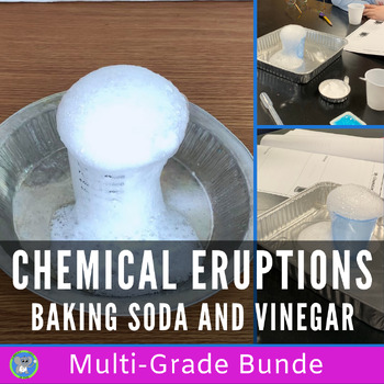 Preview of Chemical Eruption Investigation | Vinegar And Baking Soda Lab Bundle For K-5th