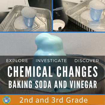 Preview of Chemical Reactions Science | Baking Soda And Vinegar Experiment | Grade 2 3
