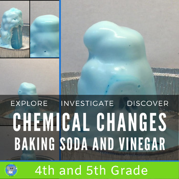 Preview of Chemical Reactions Science | Baking Soda And Vinegar Experiment | Grade 4 5