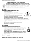Chemical Hazard Poster + Case Study Project