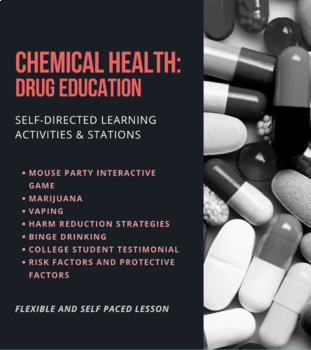 Preview of Chemical Health Self Directed Learning Activities: Drugs, Alcohol, Vaping