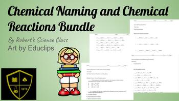 Preview of Chemical Naming and Chemical Equations Bundle