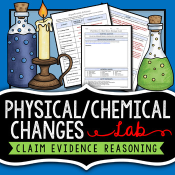 Preview of Physical and Chemical Changes Lab (CER Format) - EDITABLE