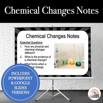 Preview of Chemical & Physical Changes Activity - Middle School - PowerPoint Notes