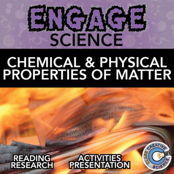 Preview of Chemical & Physical Properties of Matter - Reading, Activities, Slides & Notes 