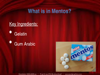 mentos coke chemical reaction diet lesson ppt between followers