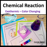 Chemical Reaction Lab Exothermic Reaction Color Change Sci