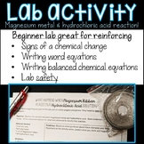 Chemical Reaction Lab: Magnesium + Hydrochloric Acid