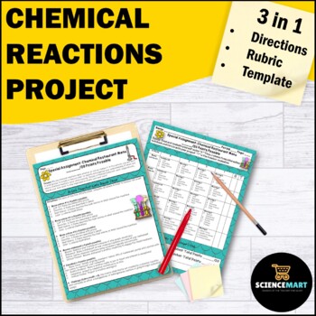 Preview of Chemical Reaction Project | Matter Unit | Physical Science
