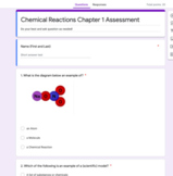 Chemical Reactions Chapter 1 Quiz/Assessment (Amplify Science)