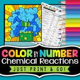Chemical Reactions - Color by Number