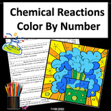 Chemical Reactions Color By Number Code for Fast Finishers