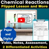 Chemical Reactions Flipped Lesson | flipped classroom
