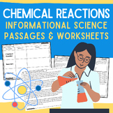 Chemical Reactions: Informational Reading Passages, Worksh