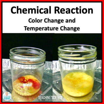 Preview of Chemical Change Color Change & Types of Chemical Reactions Lab & Exothermic Lab