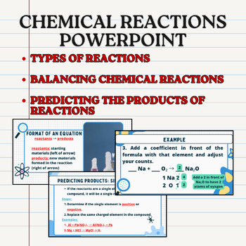 Preview of Chemical Reactions Powerpoint