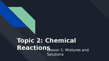 Preview of Chemical Reactions Presentation
