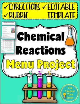 Preview of Chemical Reactions Project | Physical Science Unit