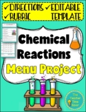 Chemical Reactions Project | Physical Science Unit
