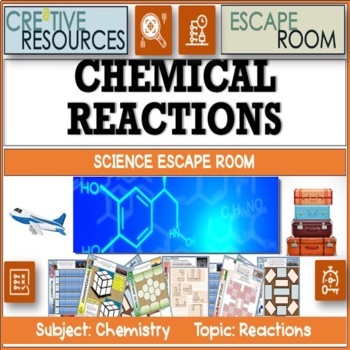 Preview of Chemical Reactions Science Escape Room