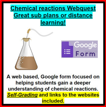 Preview of Chemical Reactions Webquest (MS-PS1) (GOOD SUB PLAN OR DISTANCE ED!)