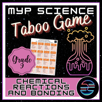 Preview of Chemical Reactions and Bonding Taboo Review Game - Grade 9 MYP Science