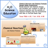 Chemical Reactions and Chemical Formulas Google Slides Pre