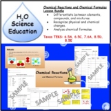 Chemical Reactions and Chemical Formulas Lesson Bundle