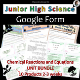 Chemical Reactions and Equations UNIT Bundle | Google Form