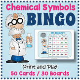 Chemical Symbols Games: Periodic Table BINGO & Elements Me