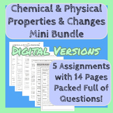 Chemical VS Physical Properties & Changes Mini Bundle ON G