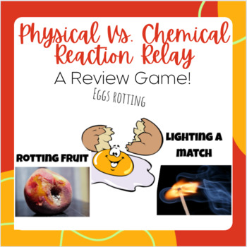 Preview of Chemical Vs. Physical Reaction Review Game