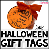 Halloween Gift Tags from Teacher - Boo Gram Gift Tags for 