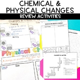 Chemical and Physical Changes Activities for Review
