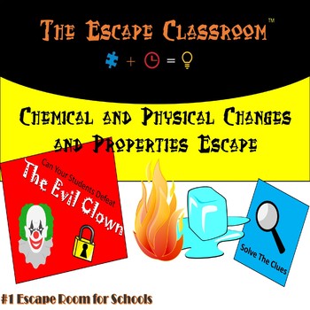 Preview of Chemical and Physical Changes and Properties Escape Room | The Escape Classroom