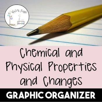 Preview of Chemical and Physical Properties and Changes--Graphic Organizer