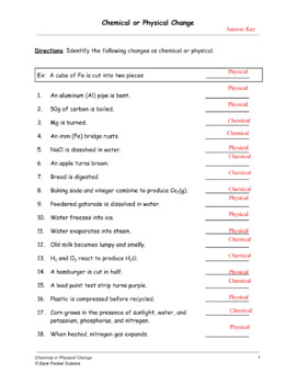 Chemical And Physical Changes Worksheet By Back Pocket Science TPT   Original 8266192 3 