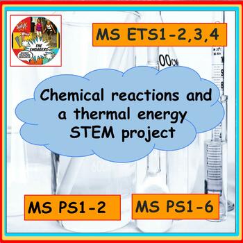Preview of Chemical reactions lesson with STEM extension using thermal energy absorption