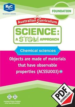 Preview of Chemical sciences including STEM project – Foundation