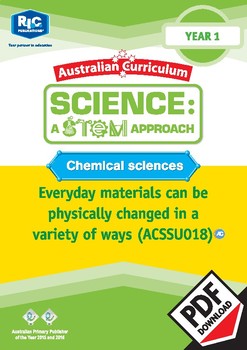 Preview of Chemical sciences including STEM project – Year 1