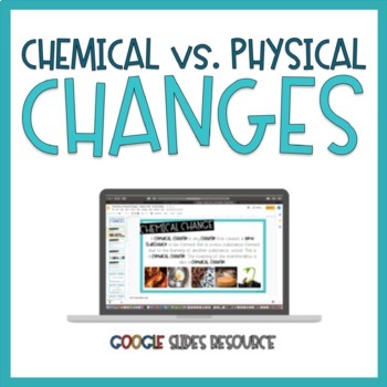 Preview of Chemical vs. Physical Changes | Distance Learning